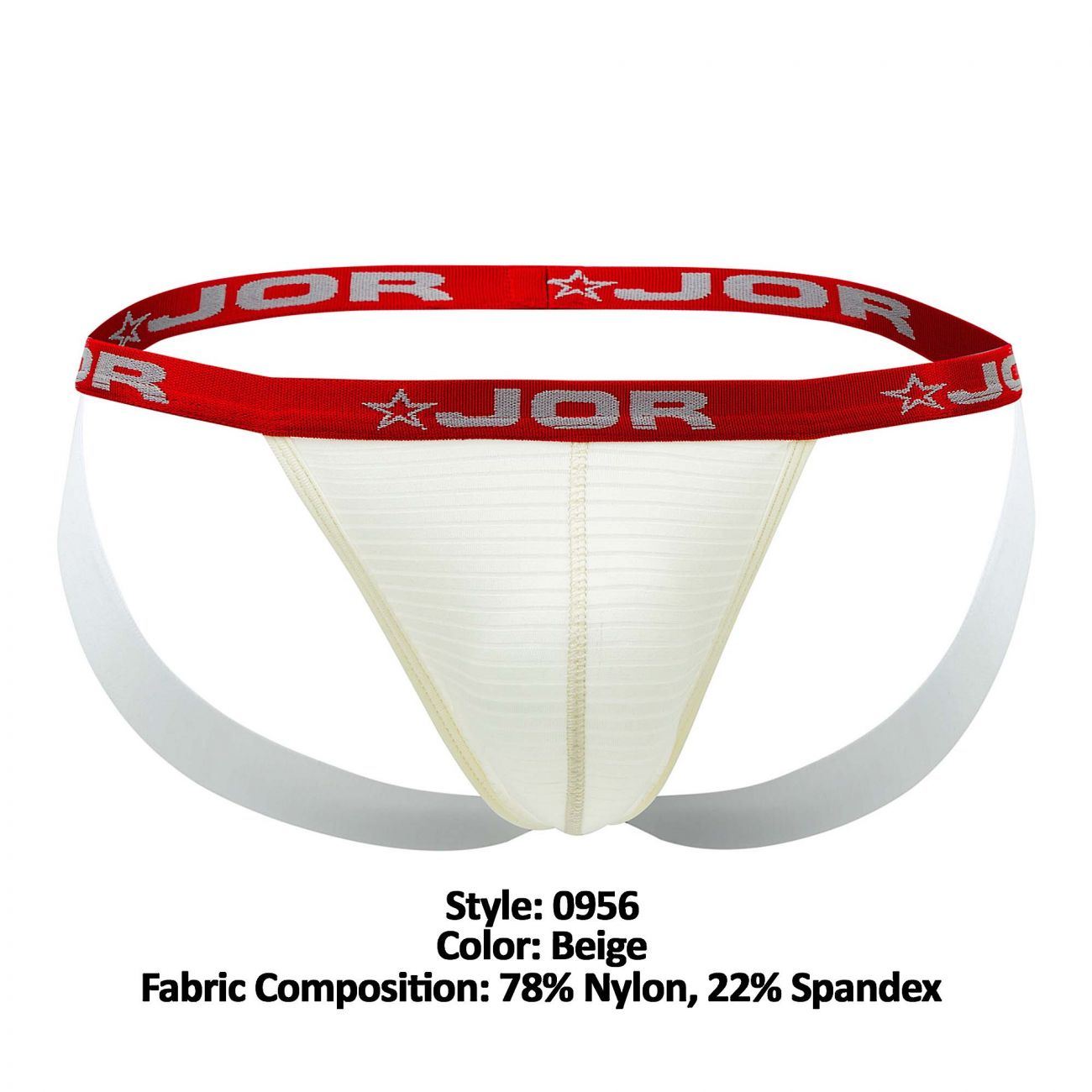 JOR 0956 Luxury Jockstrap Beige