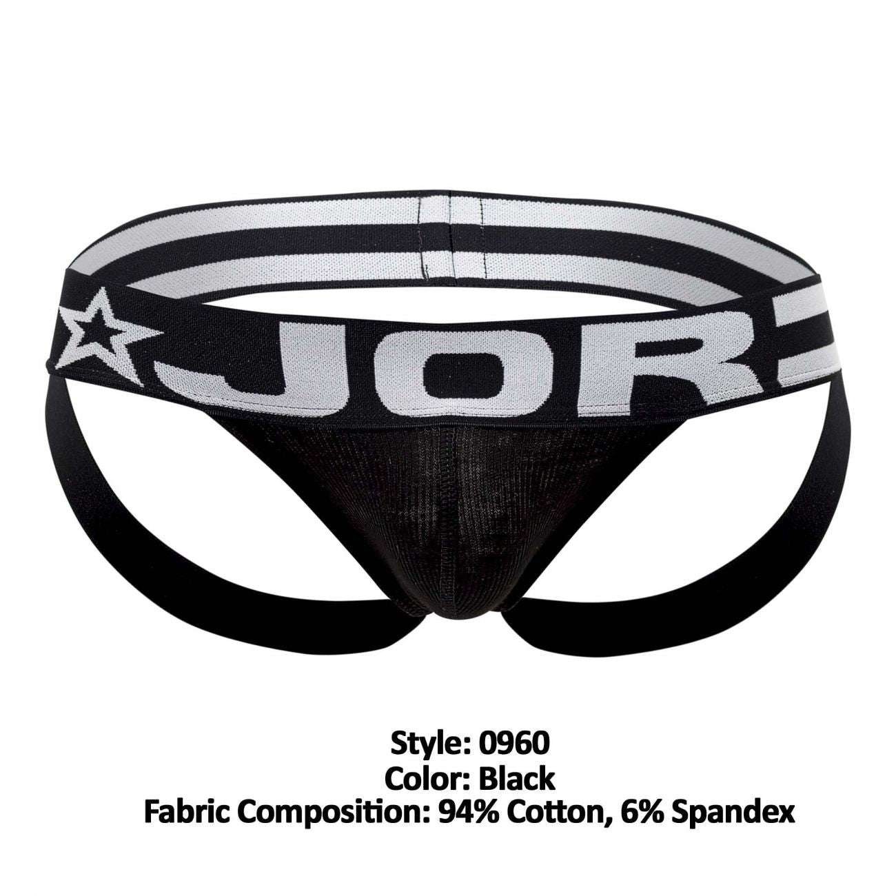 JOR 0960 Arizona Jockstrap Black