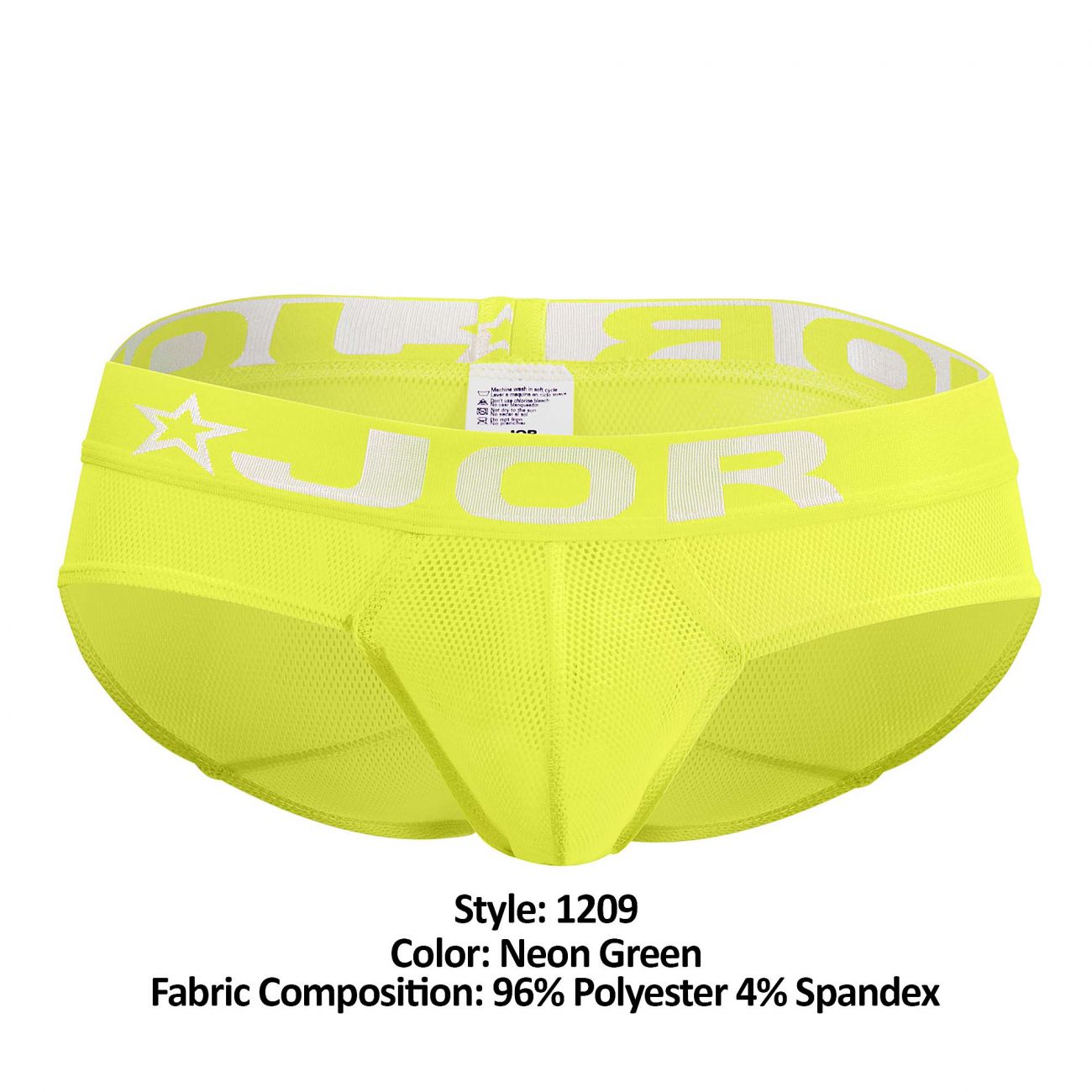 JOR 1209 Mediterraneo Briefs Neon Green
