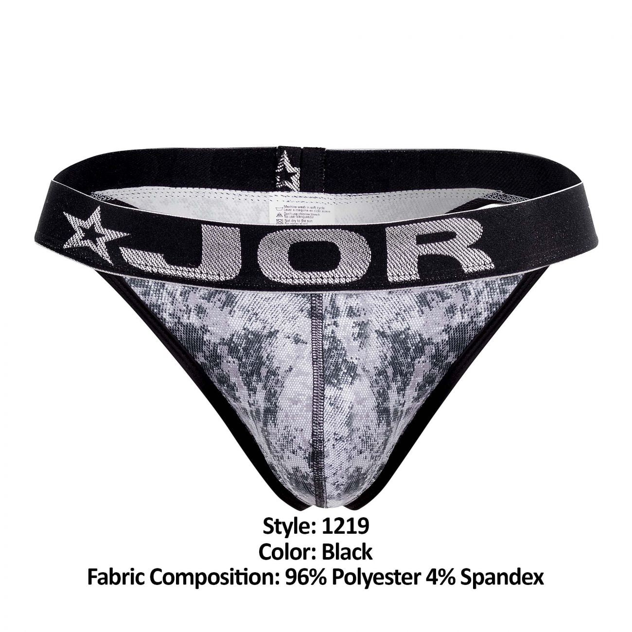 JOR 1219 Army Thongs Black