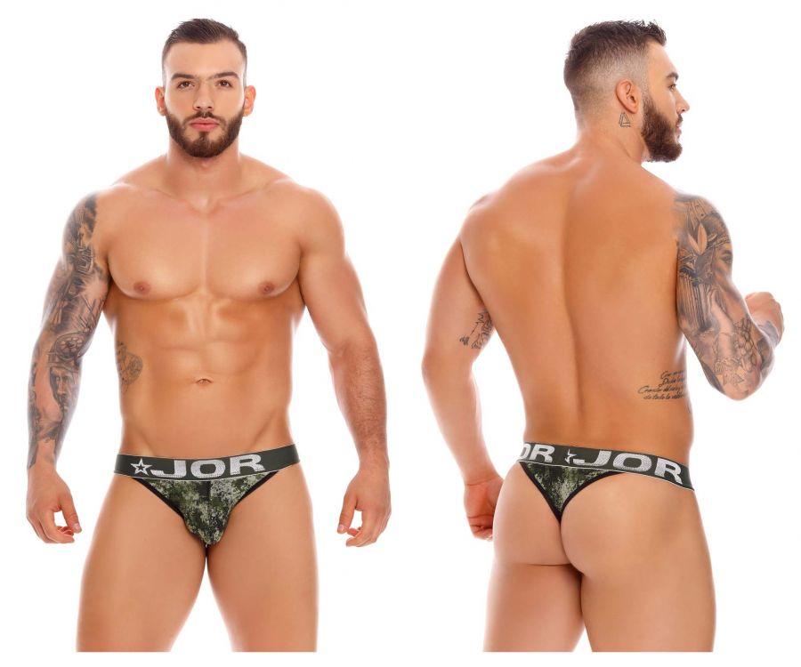 JOR 1219 Army Thongs Green