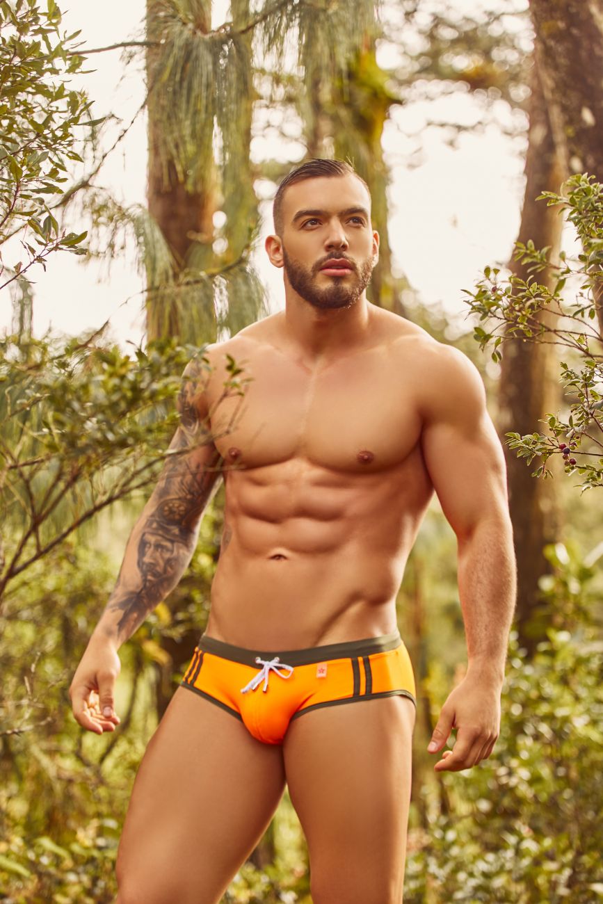 JOR 1258 Sport Swim Briefs Orange