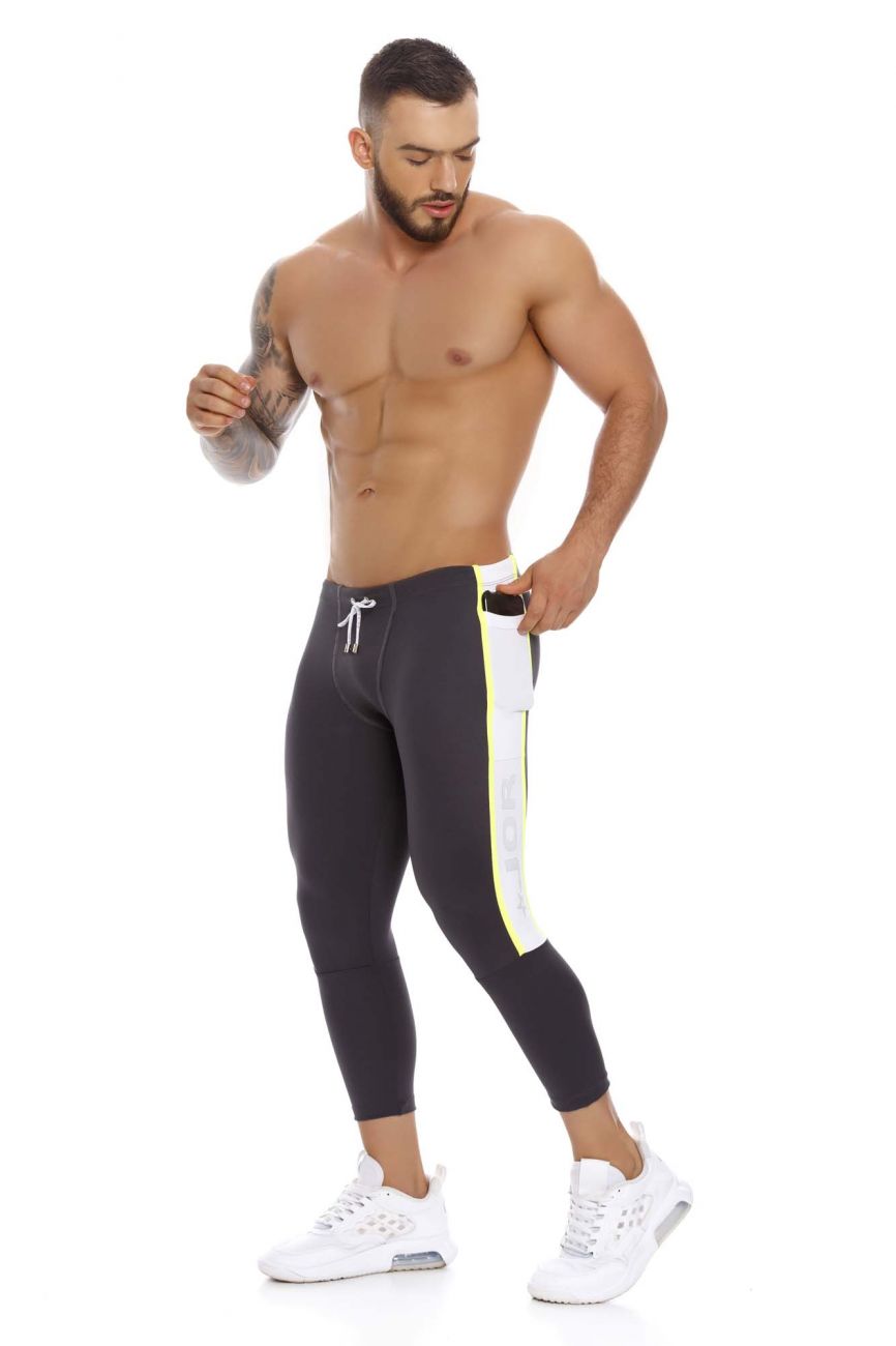 JOR 1294 Biker Athletic Pants Gray
