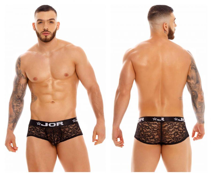 JOR 1378 Romance Lace Trunks Black
