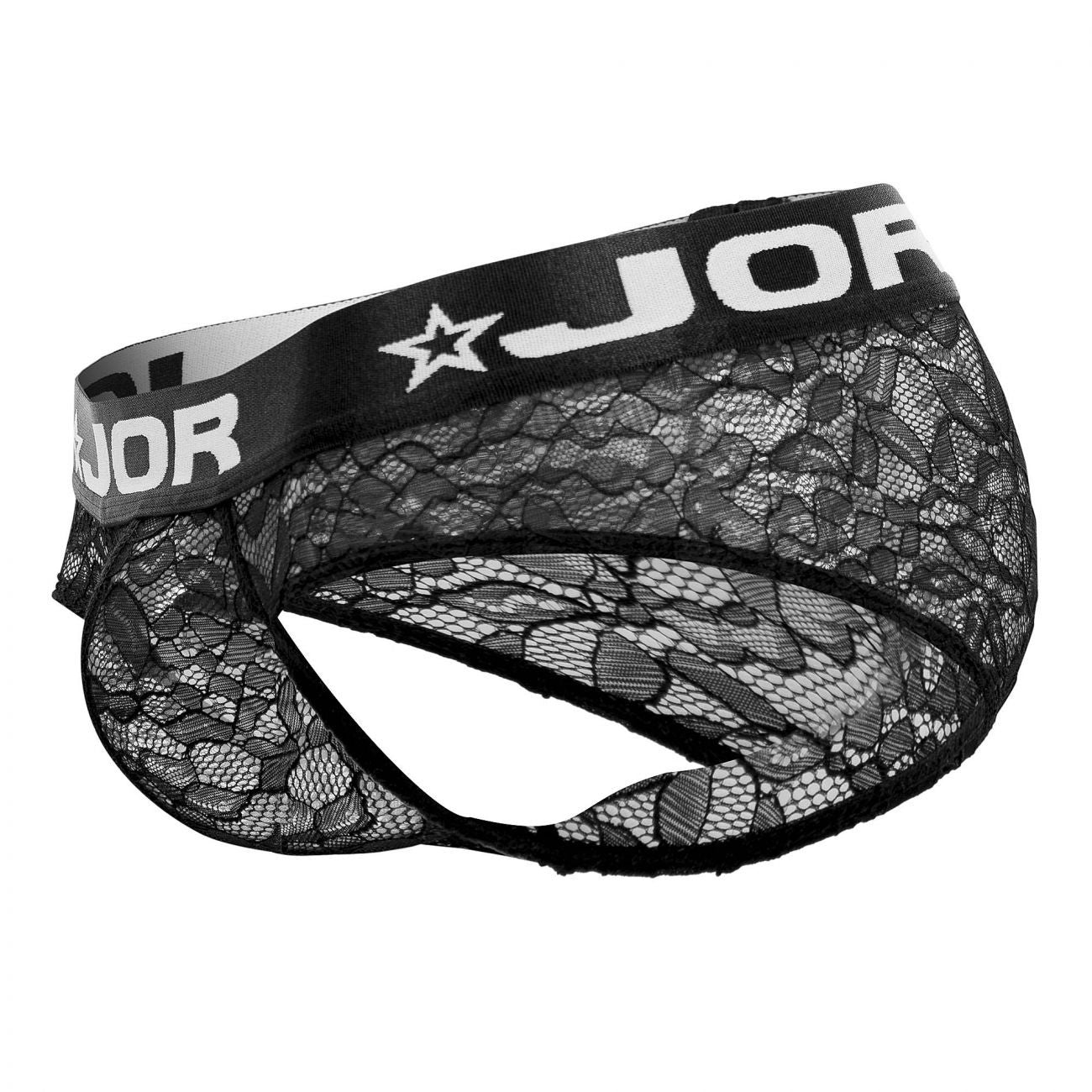 JOR 1379 Romance Lace Briefs Black
