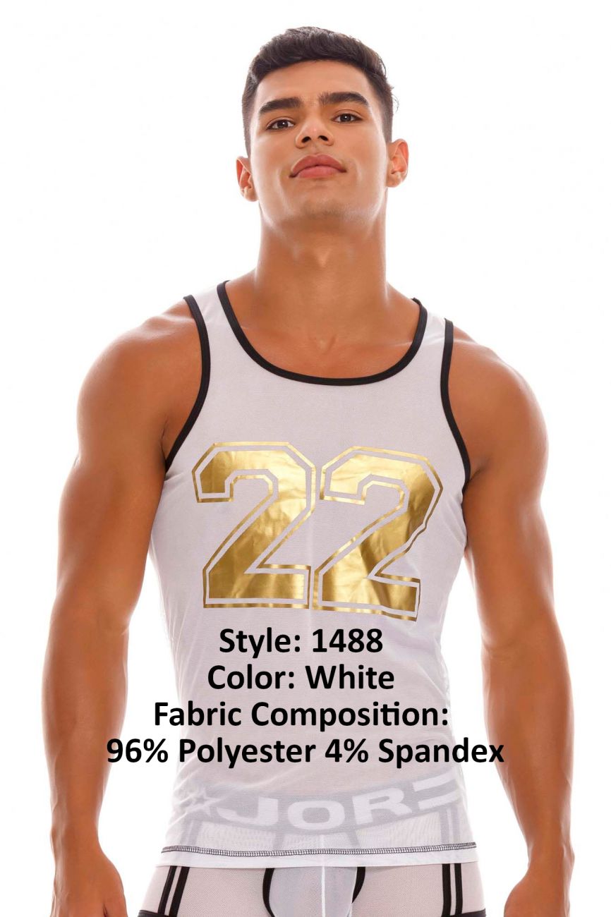JOR 1488 Pistons Tank Top White