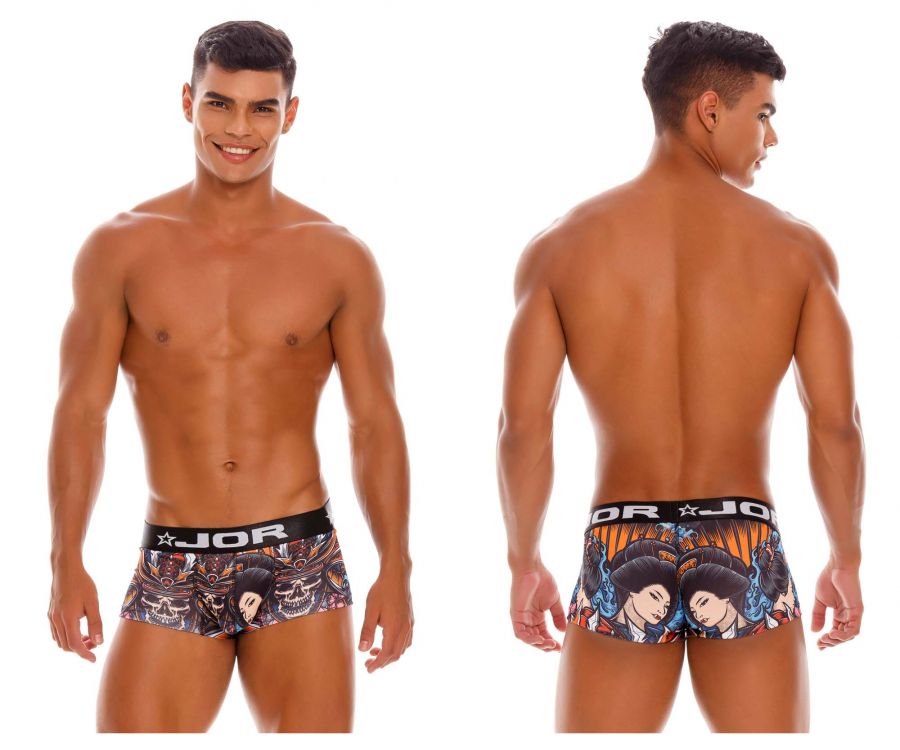 JOR 1529 Geisha Trunks Black Printed