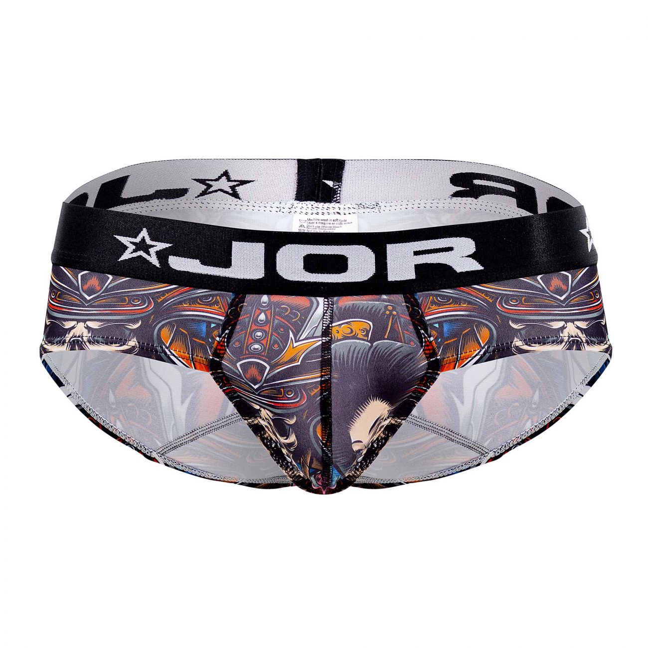 JOR 1530 Geisha Briefs Black Printed
