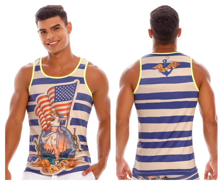 JOR 1543 Oceanic Tank Top Printed