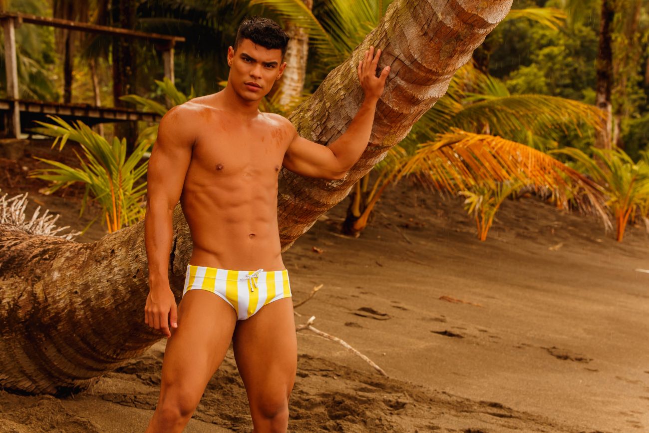 JOR 1555 Smile Swim Briefs Yellow