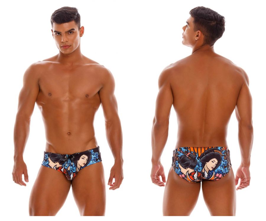 JOR 1558 Geisha Swim Briefs Printed