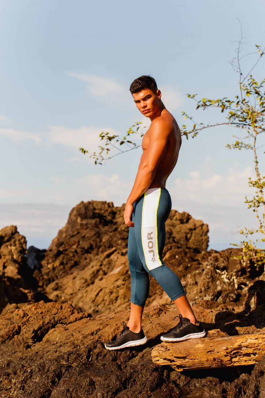 JOR 1586 Biker Athletic Pants Petrol