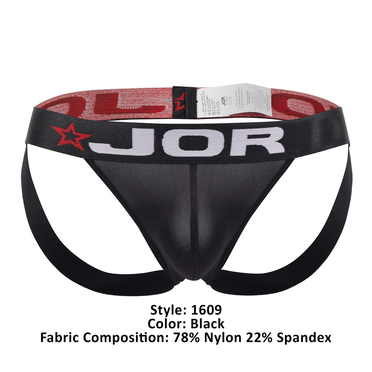 JOR 1609 Classic Jockstraps Black