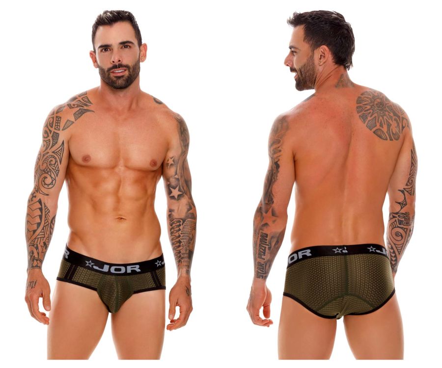 JOR 1635 Electro Briefs Pink & Black