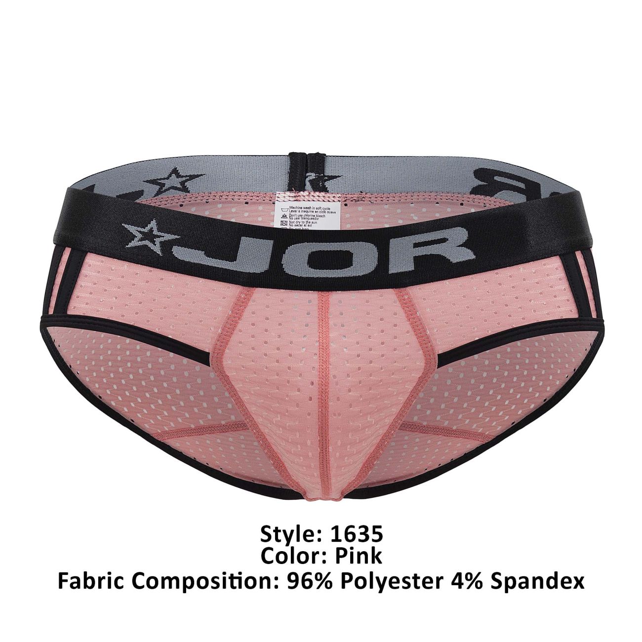 JOR 1635 Electro Briefs Pink & Black