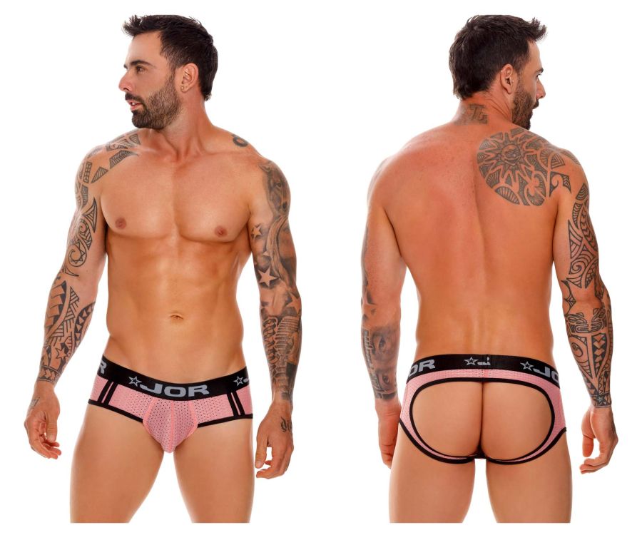 JOR 1636 Electro Jockstrap Pink & Black