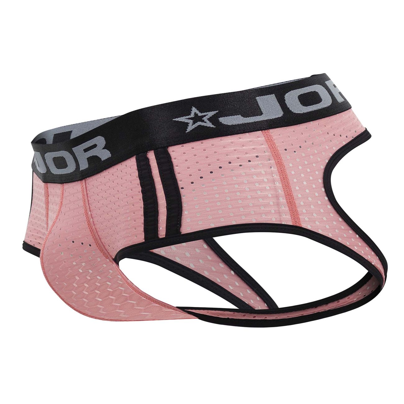 JOR 1636 Electro Jockstrap Pink & Black