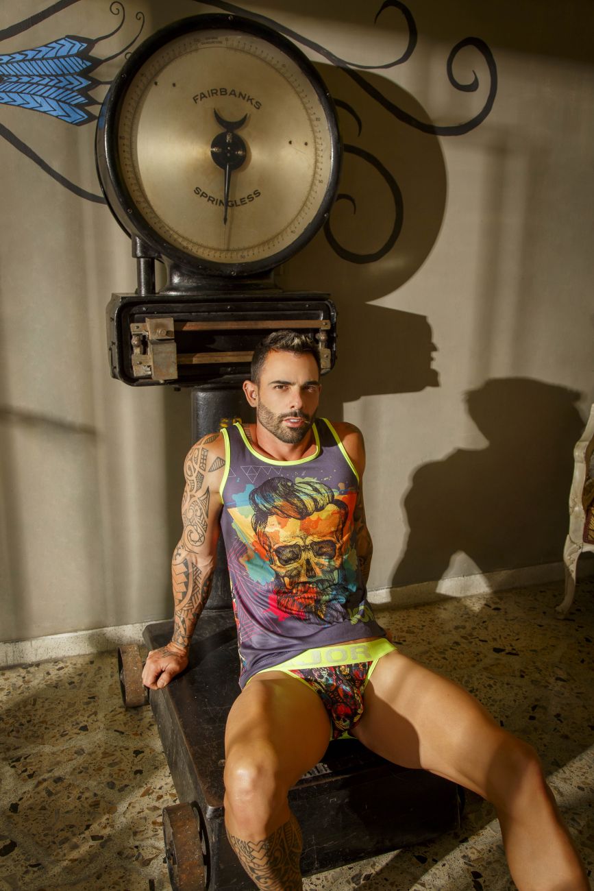 JOR 1657 Rivera Tank Top Skulls Printed