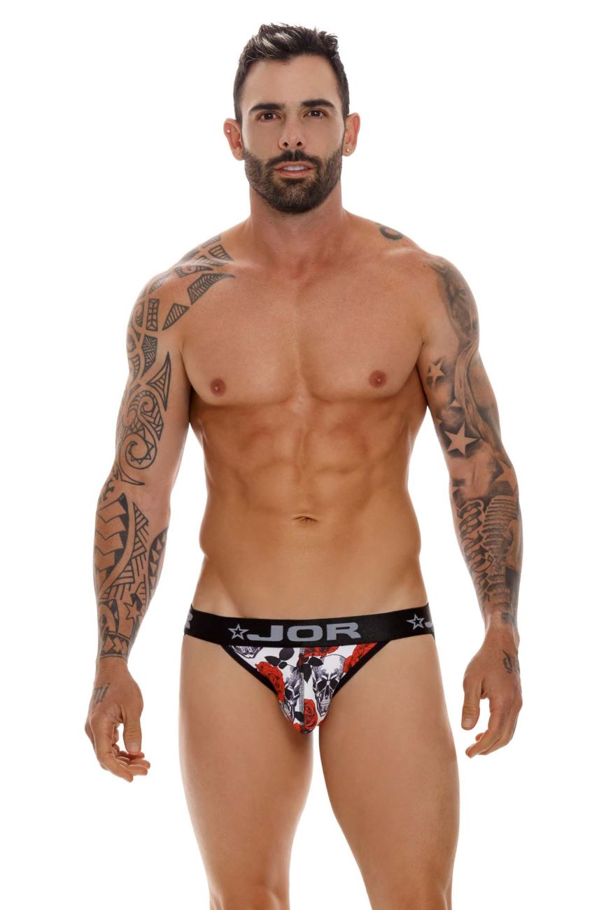 JOR 1661 Jalisco Thongs Skulls & Roses Printed