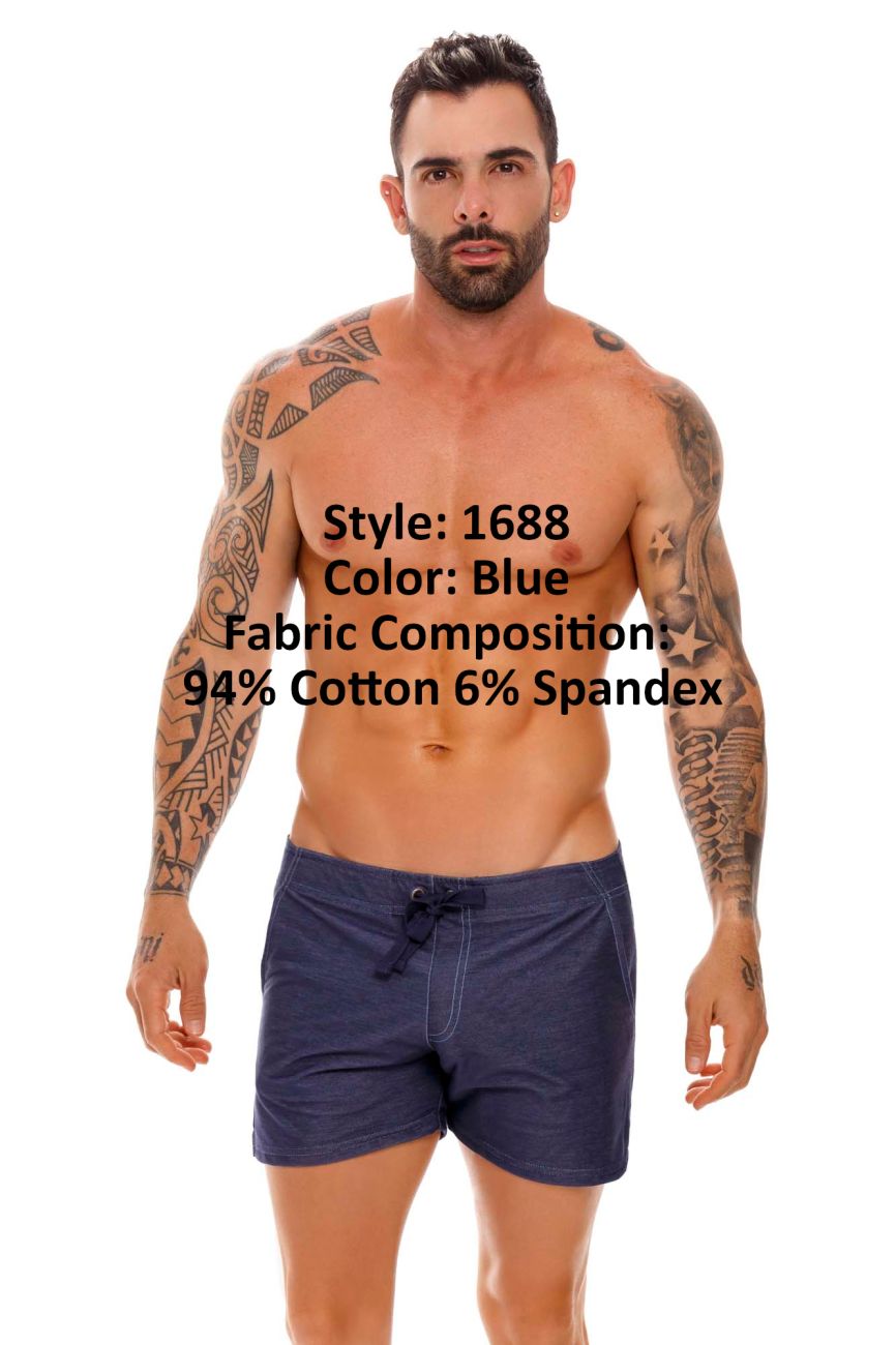 JOR 1688 Bombay Athletic Shorts Blue