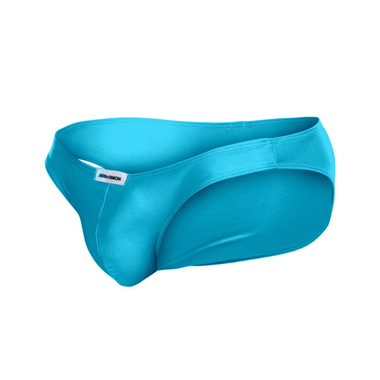 JUSTIN+SIMON XSJ01 Classic Silky Bikini Turquoise Plus Sizes