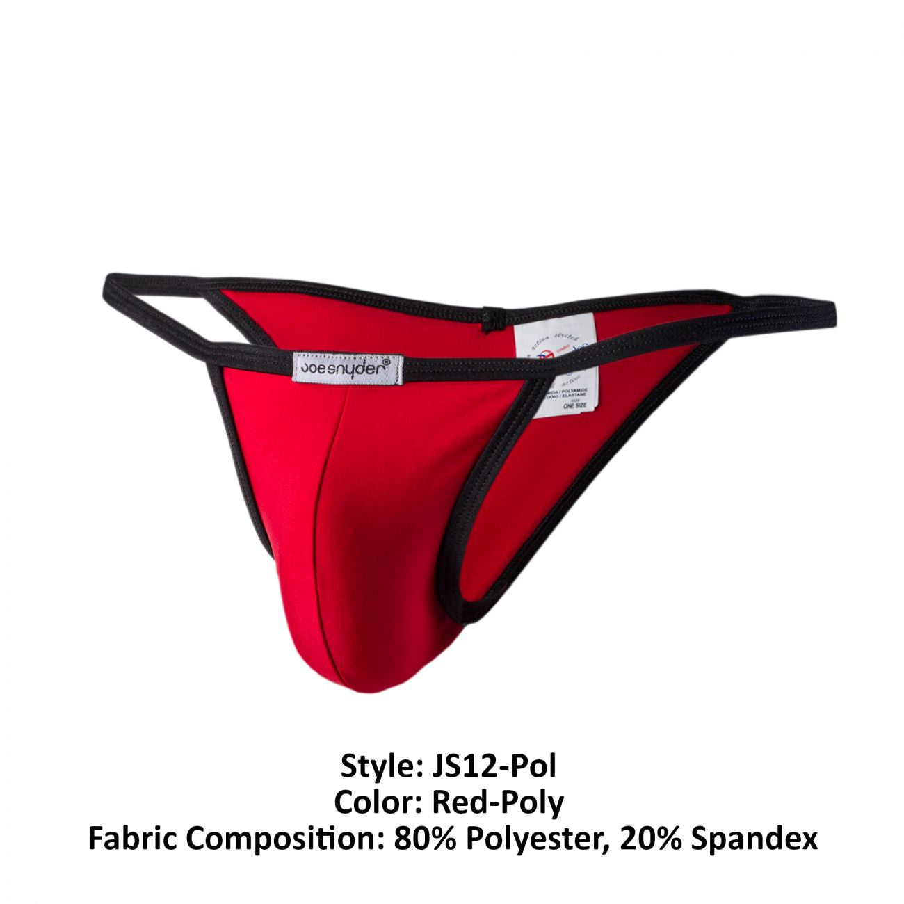 Joe Snyder JS12-Pol Polyester Kini Red Poly