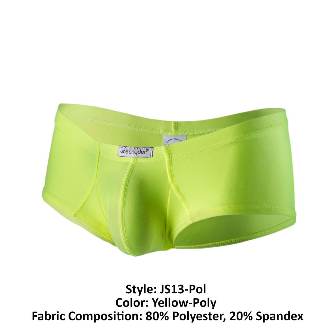 Joe Snyder JS13-Pol Polyester Cheek Boxer Yellow Poly