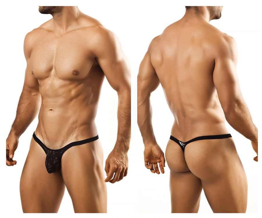 Joe Snyder JSBUL02 Bulge Tanga Black Lace