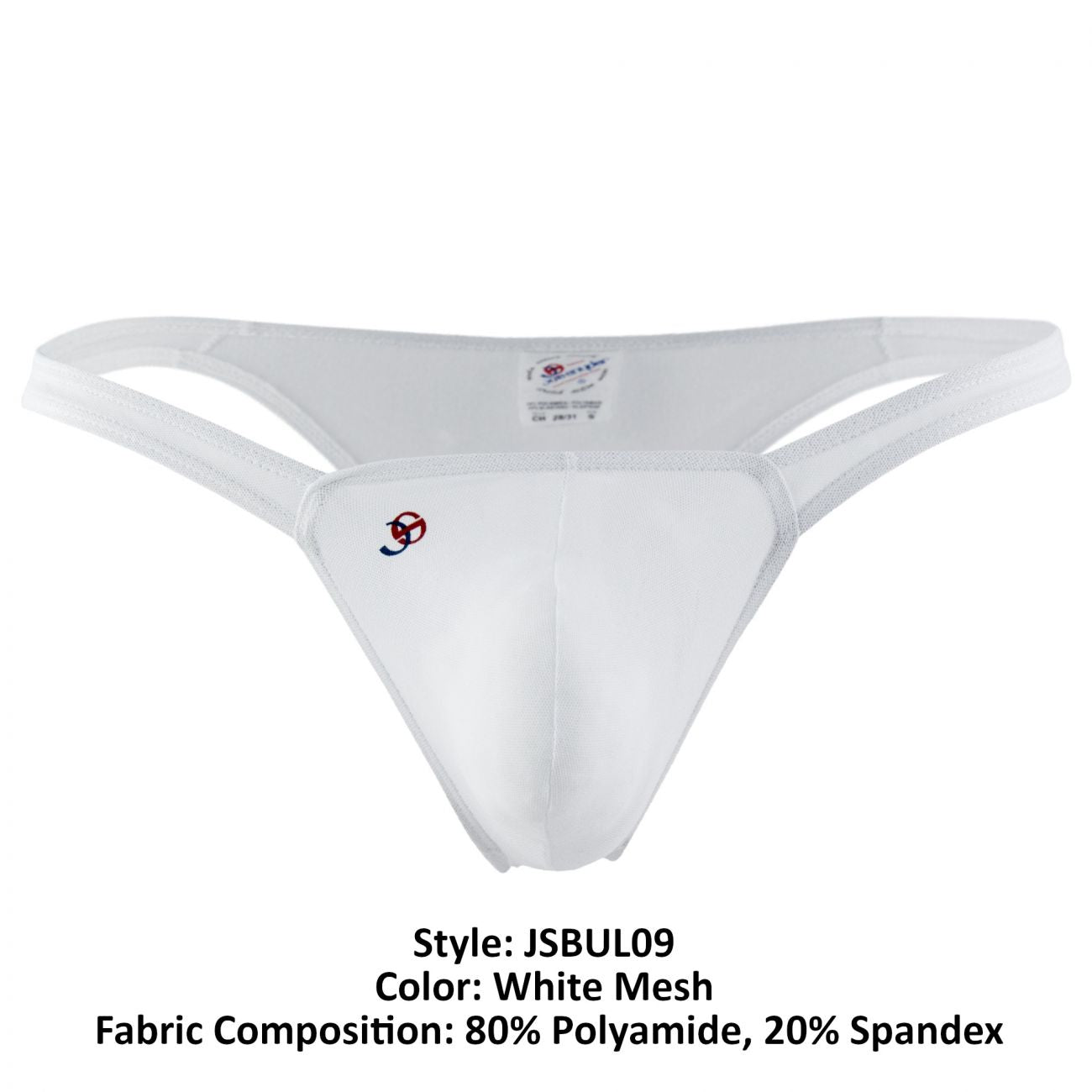Joe Snyder JSBUL09 Bulge Capri White Mesh