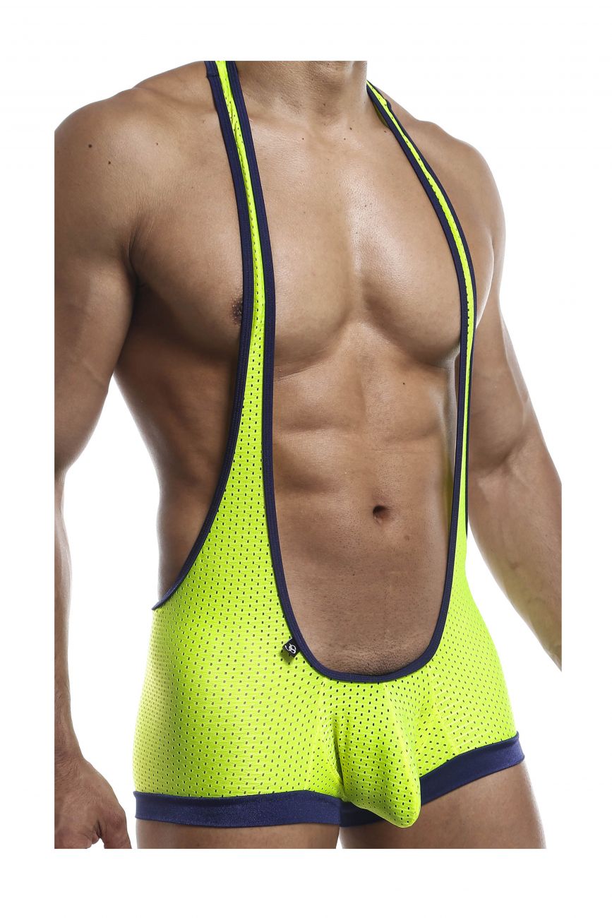 Joe Snyder JSBUL10 Bulge Singlet Lime Holes