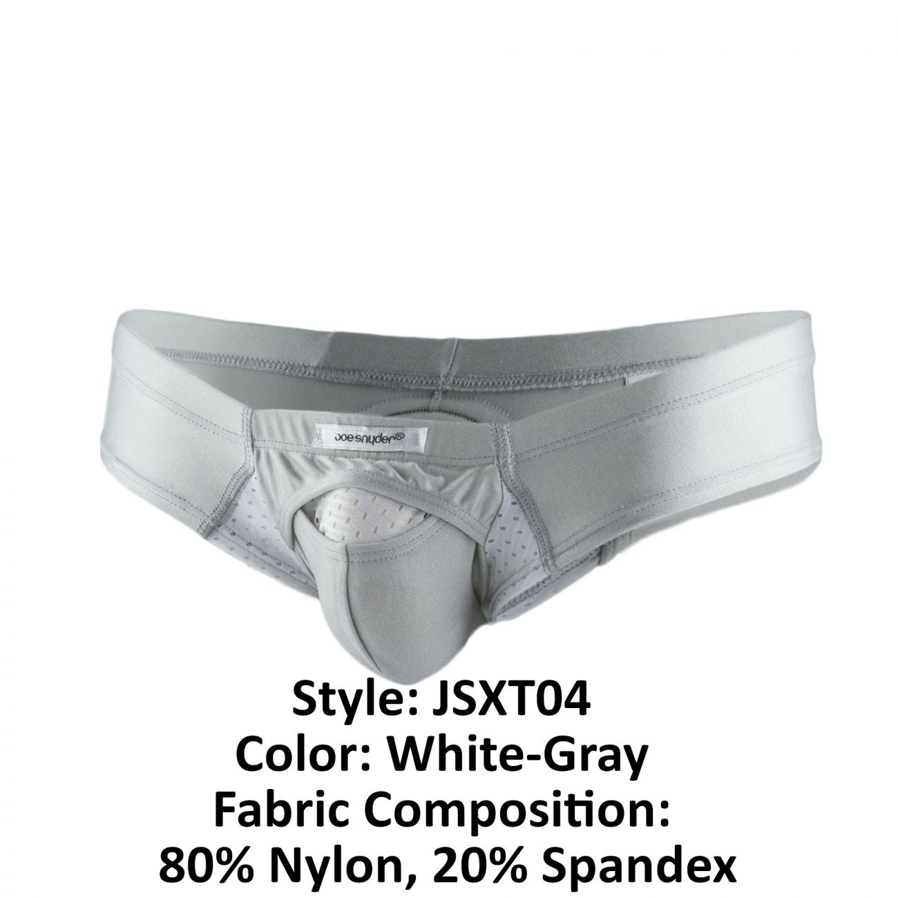 Joe Snyder JSXT04 Sexiest Mini Cheek White and Gray