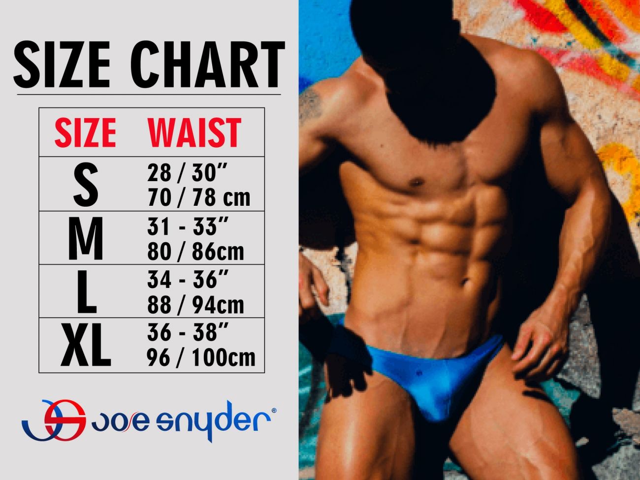 Joe Snyder JSBUL02-Denim Denim Bulge Tanga Blue Denim