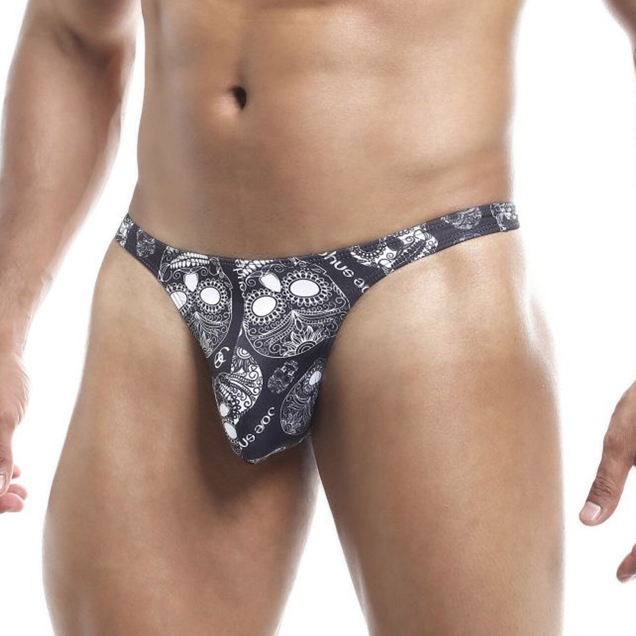 Joe Snyder Mens Polyester Thong Skulls