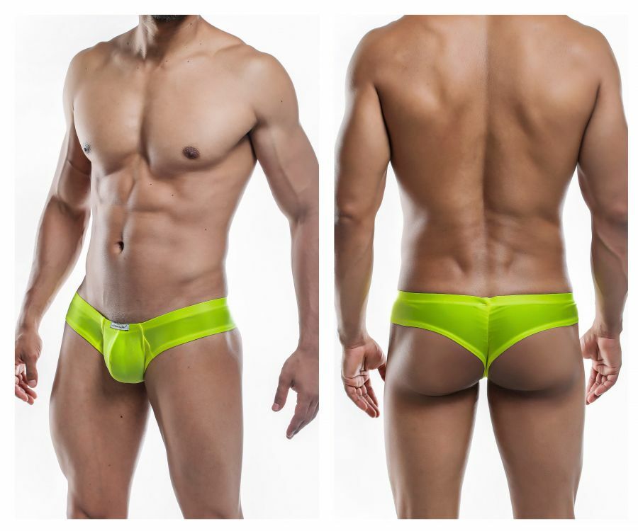 Joe Snyder Mens Polyester Cheek Briefs Yellow