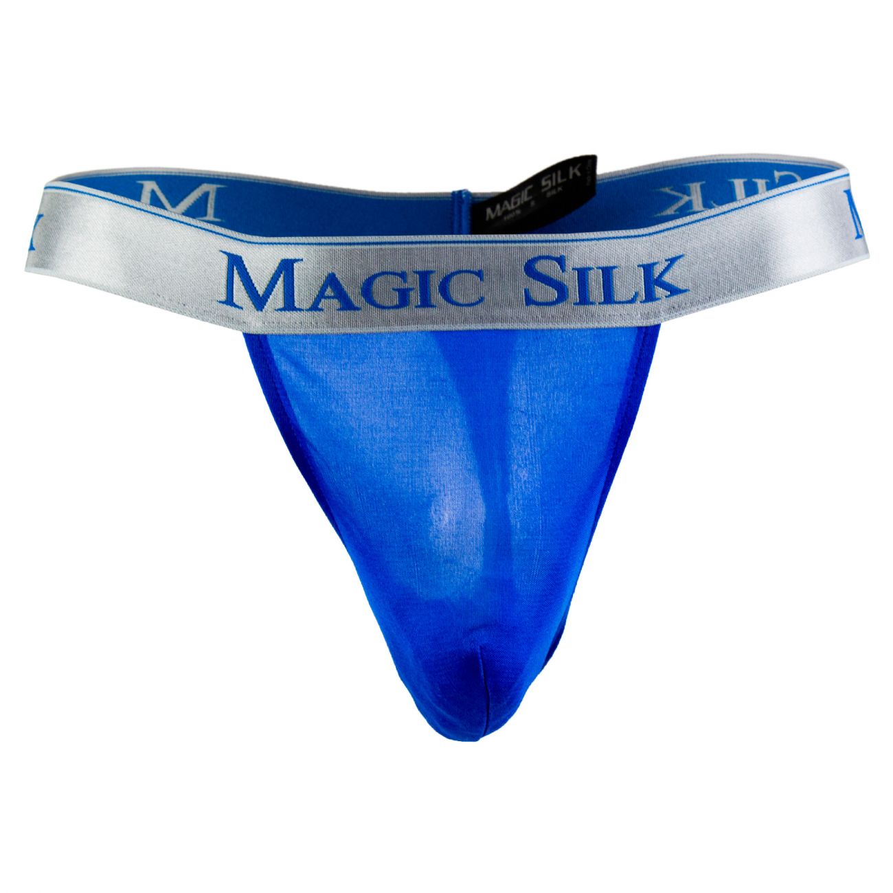 Magic Silk 4586 Silk Knit Micro Mens Thong Cobalt