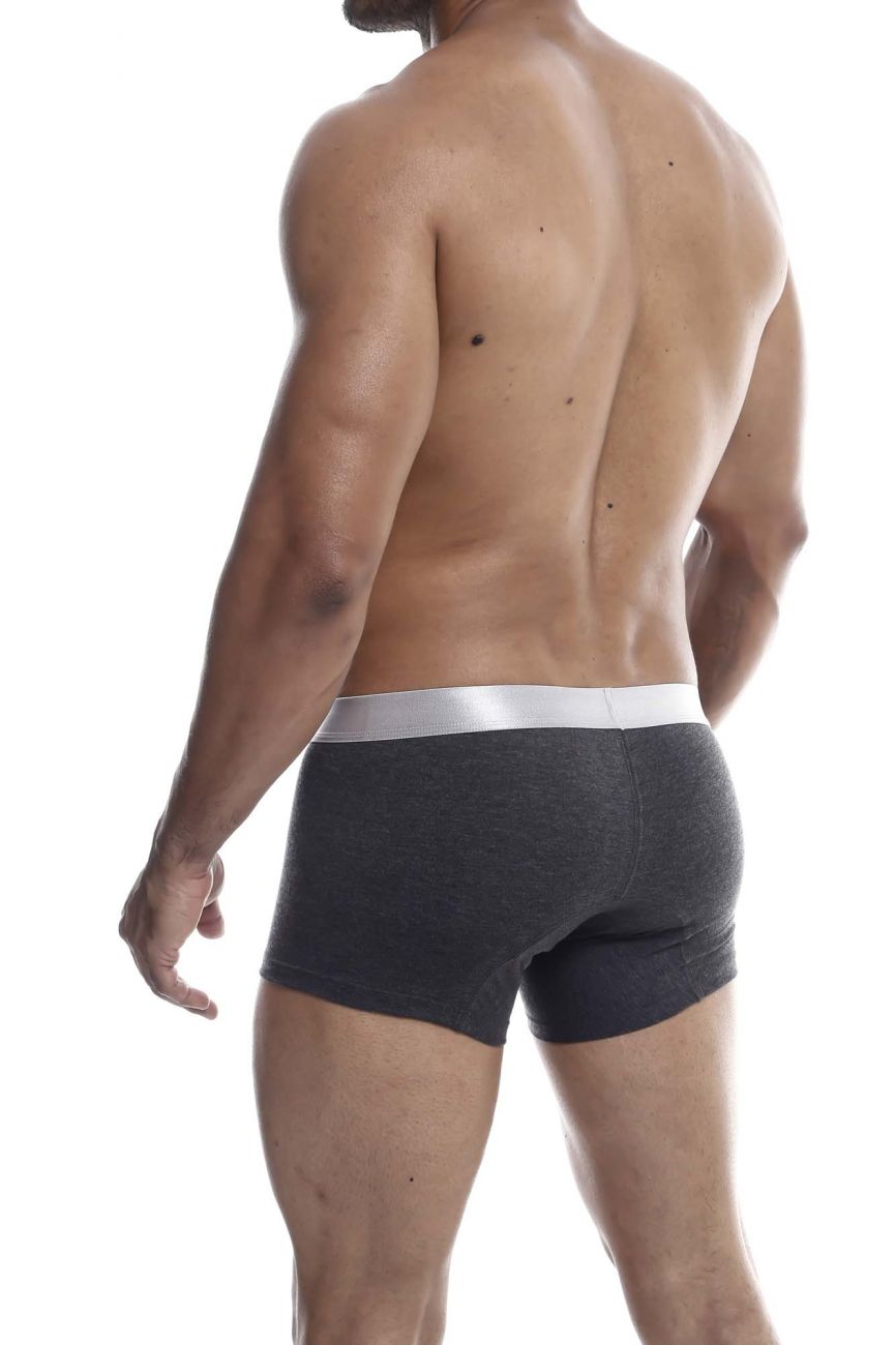 MaleBasics MB101 Classic Pima Trunks Charcoal