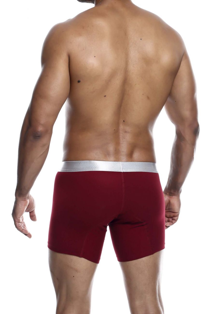 MaleBasics MB102 Classic Pima Boxer Briefs Wine