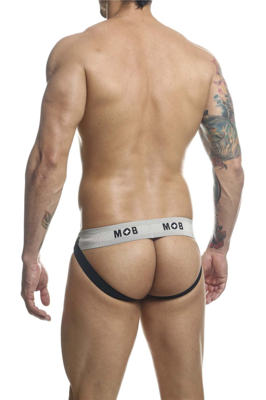 MaleBasics MBL107 Classic Fetish Jock 3 Inches Jockstrap Including Plus Sizes Black
