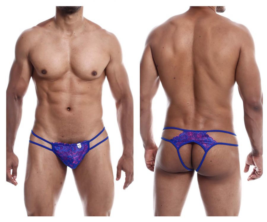 MaleBasics MBL49 Lace Thongs Royal Pink