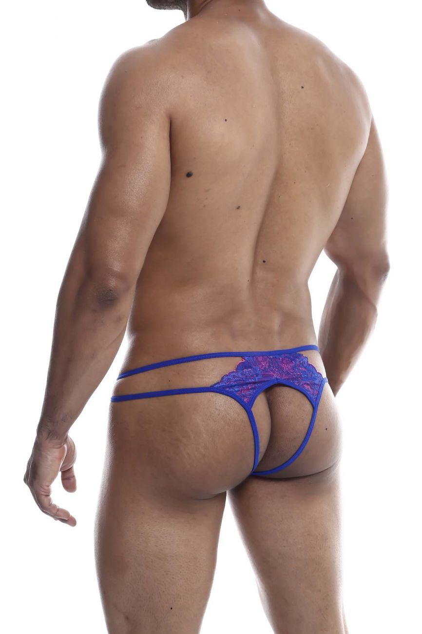 MaleBasics MBL49 Lace Thongs Royal Pink