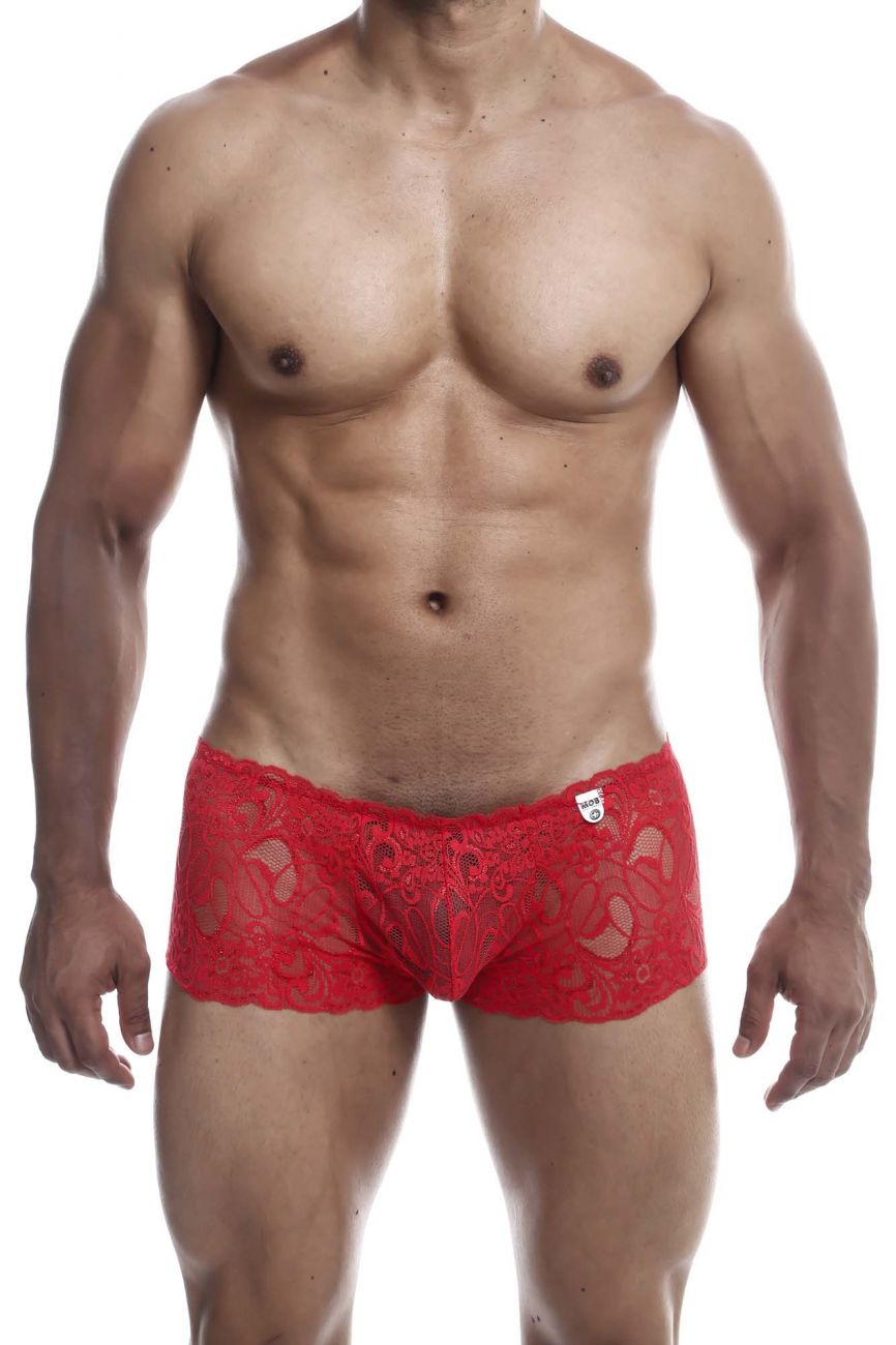 MaleBasics MBL53 Lace Trunks Red