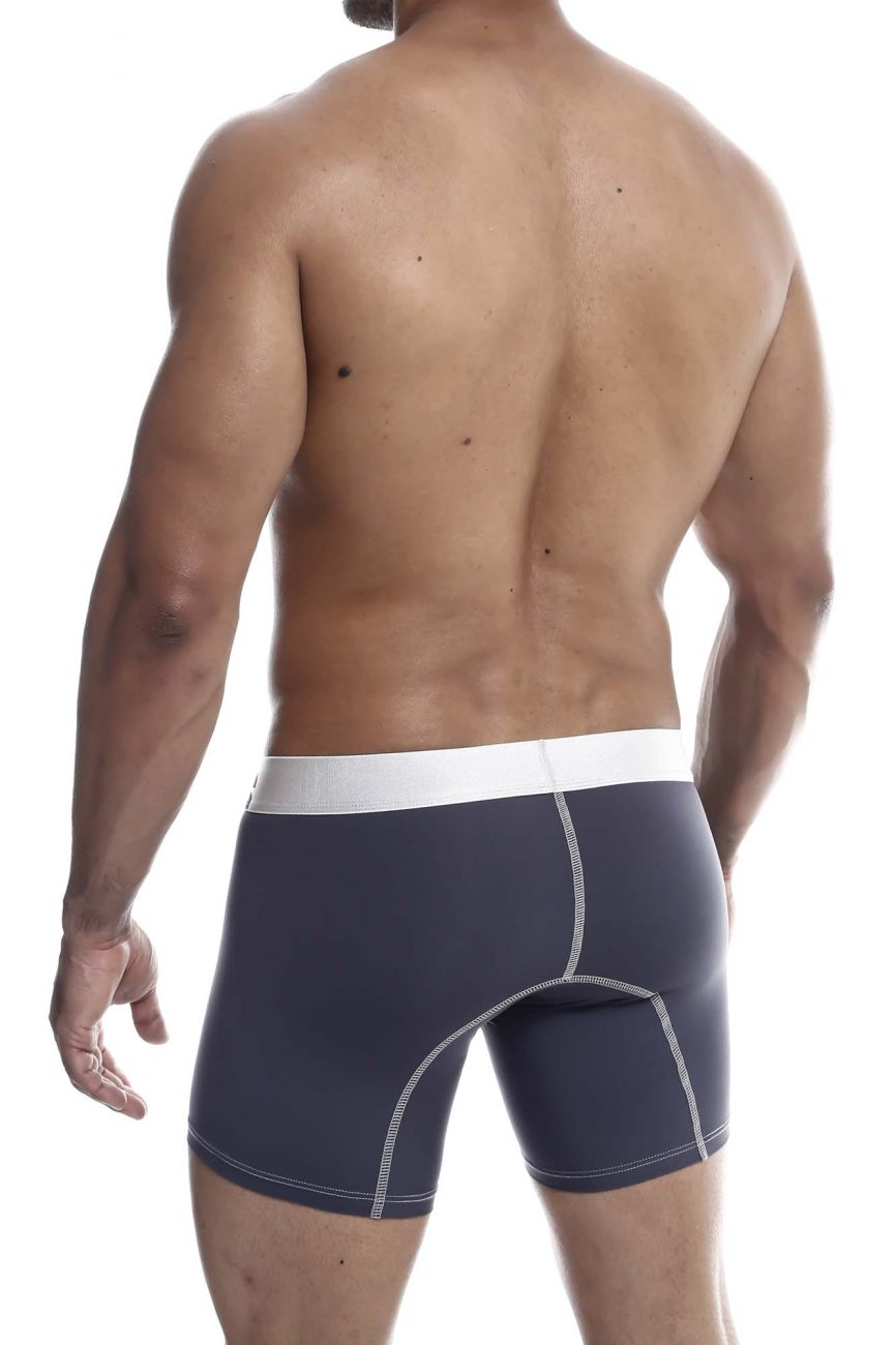 MaleBasics MBM02 Performance Boxer Briefs Gray
