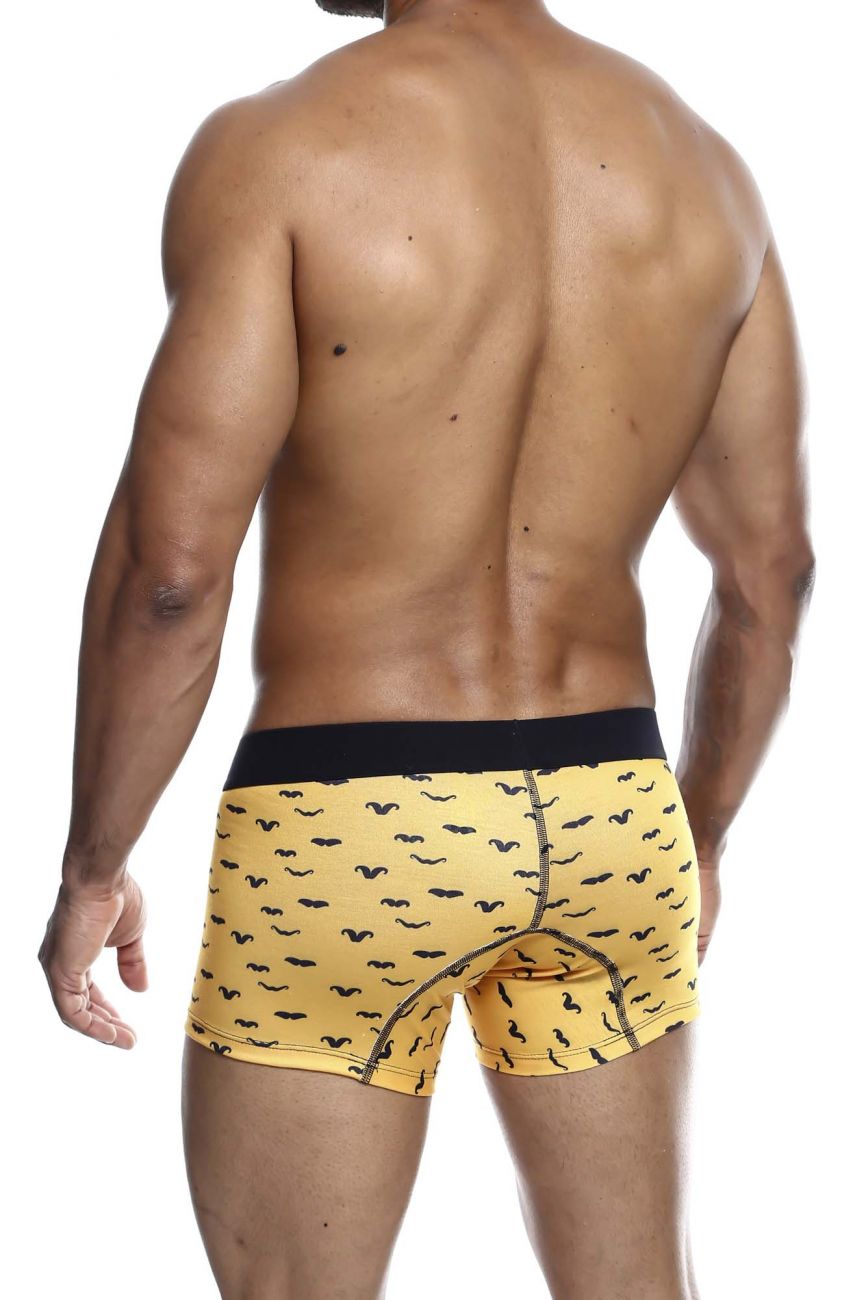 MaleBasics MBT01 3PK Trunks Printed Stache