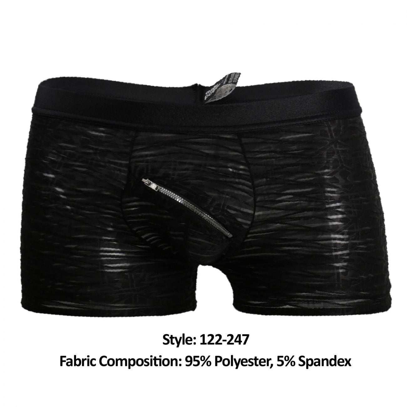 Male Power 122-247 Zip It Zip Pouch Short