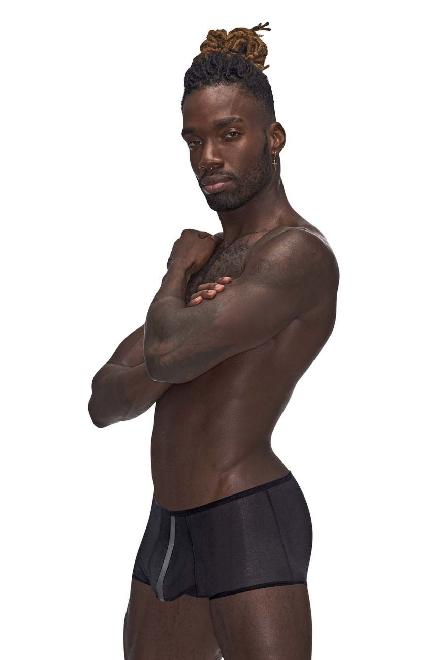 Male Power 138-271 Landing Strip Mini Short Black