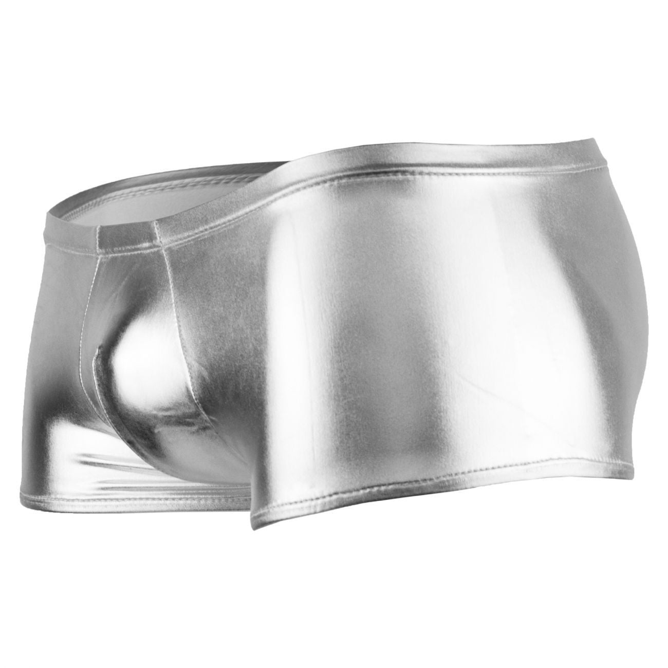 Male Power 153070 Heavy Metal Mini Short Boxer Briefs Silver