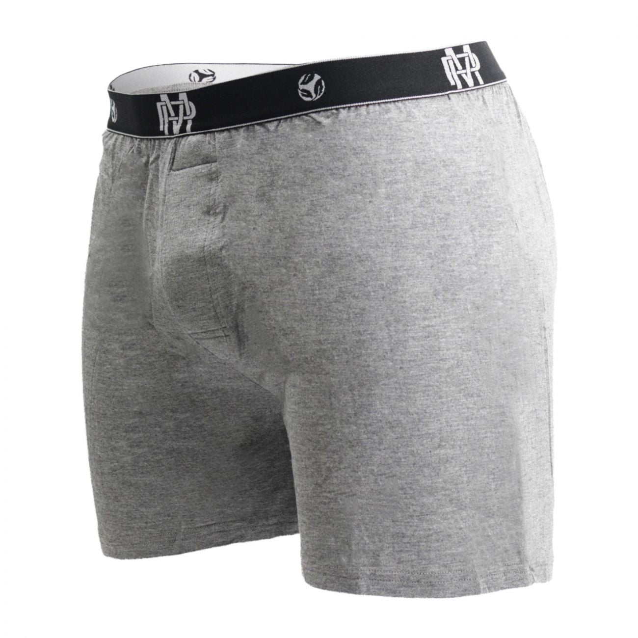 Male Power 160-253 Bamboo Boxer Short Gray