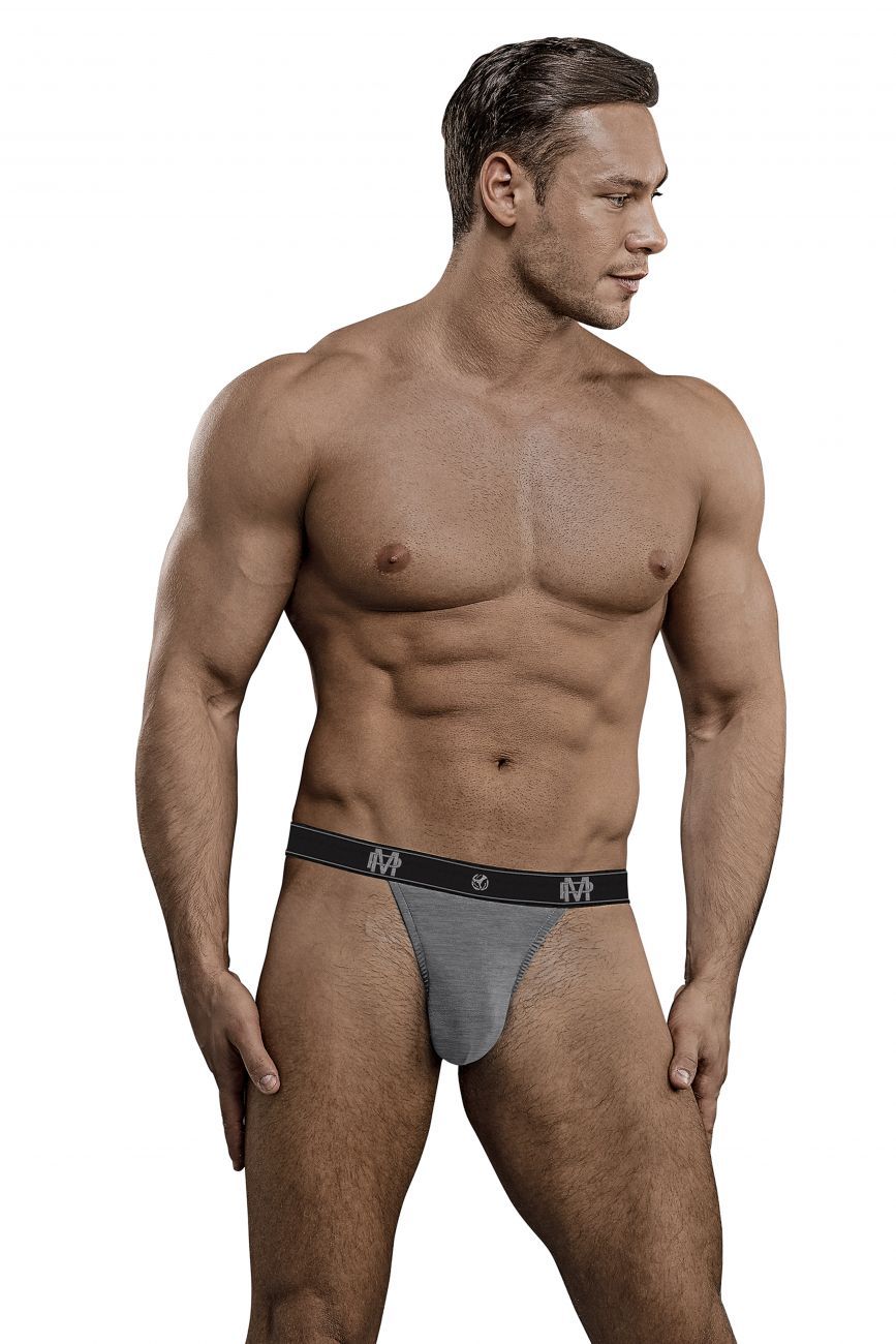 Male Power 349-253 Bamboo Sport Jock Gray