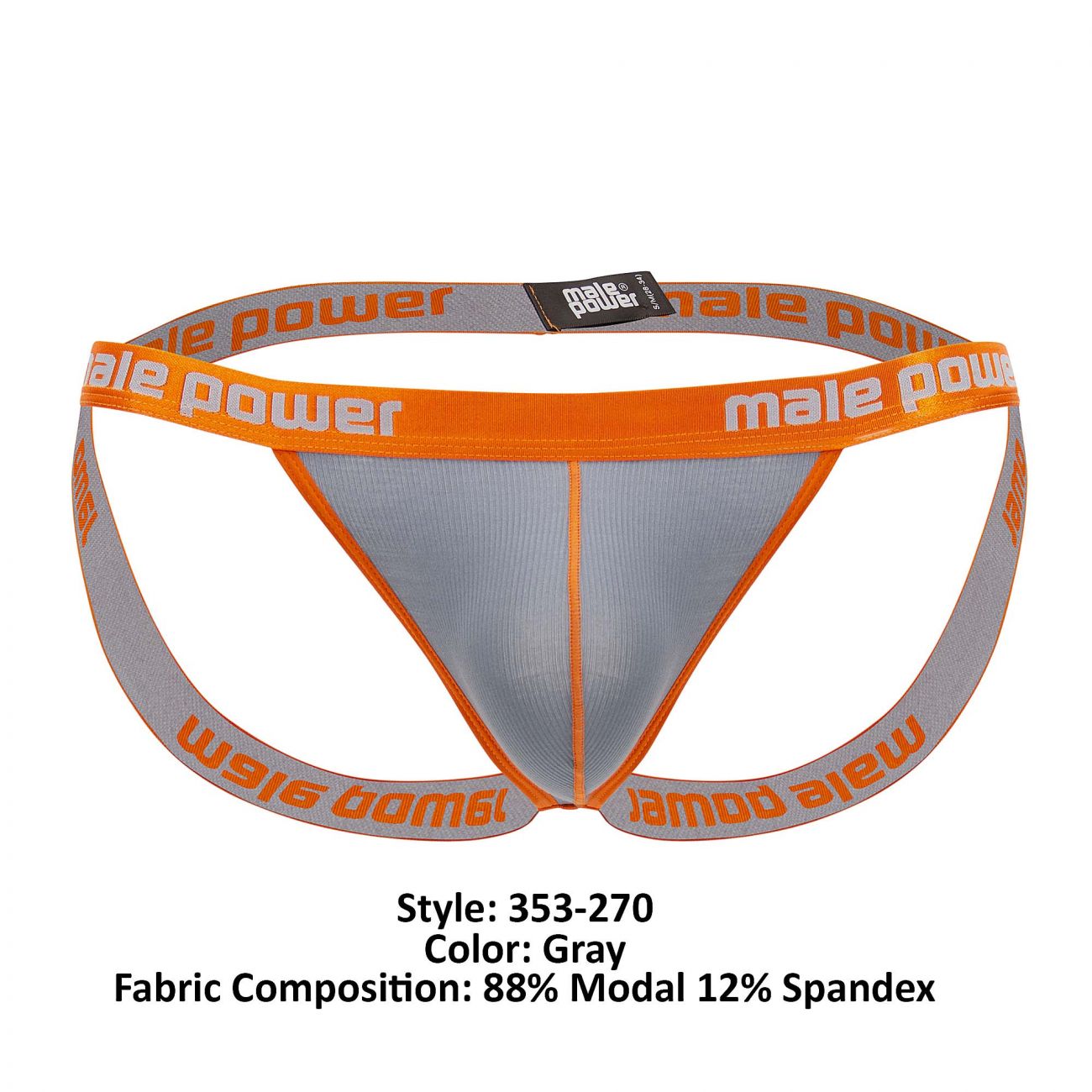 Male Power 353-270 Casanova Uplift Jock Gray