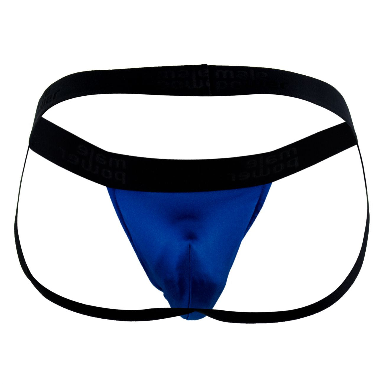 Male Power 390076 Satin Lycra Jockstrap Royal
